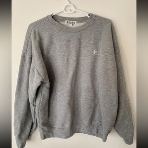 Eterne Medium Sweater Sweatshirt Cotton Modal Classic Gray Women’s